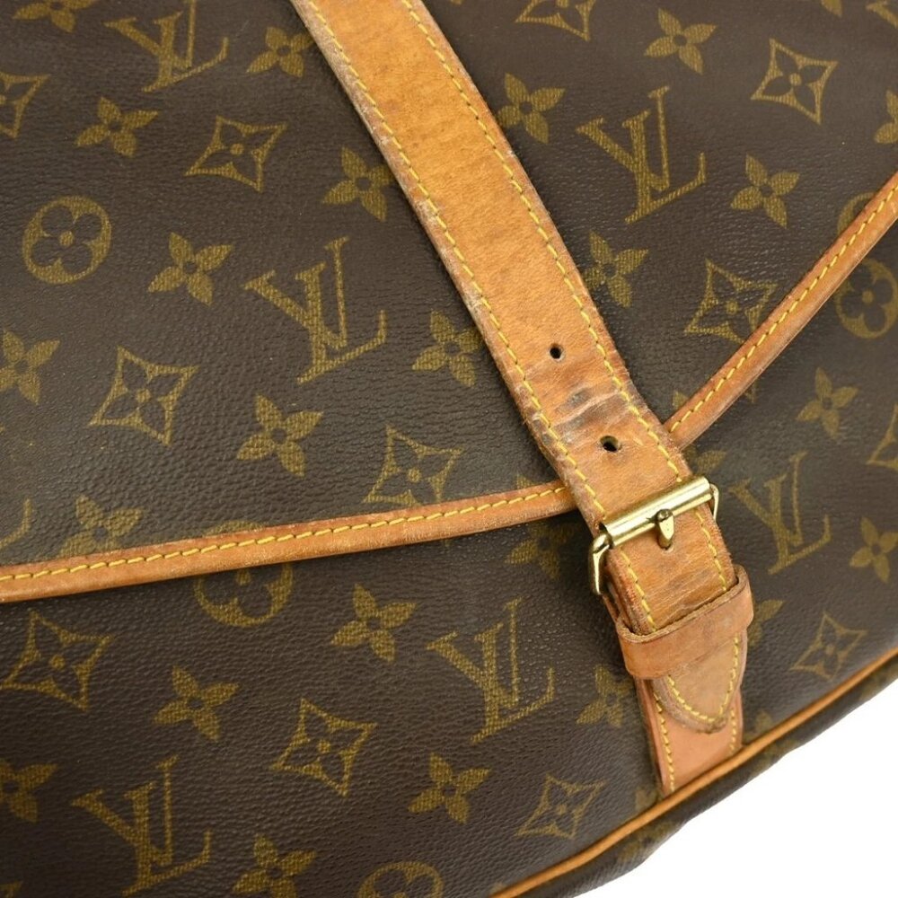 BUYIT LOUIS VUITTON SAUMUR 35 SHOULDER BAG MONOGRAM M42254 AR0922 YQ05265 - Picture 12 of 13